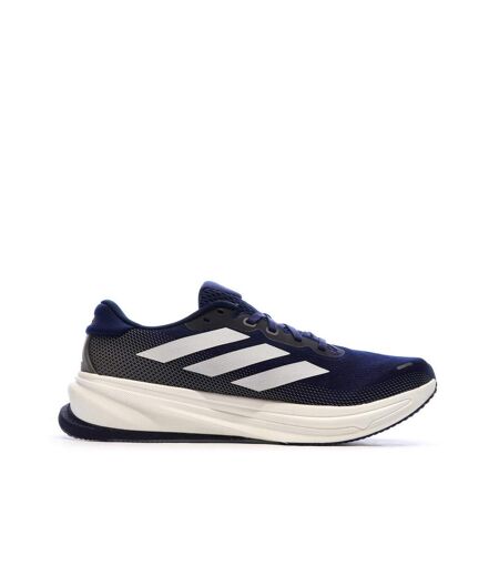Chaussures de running blanches/marines homme adidas supernova rise