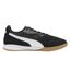 Mens Logo Low Cut Trainers Black White Puma-1