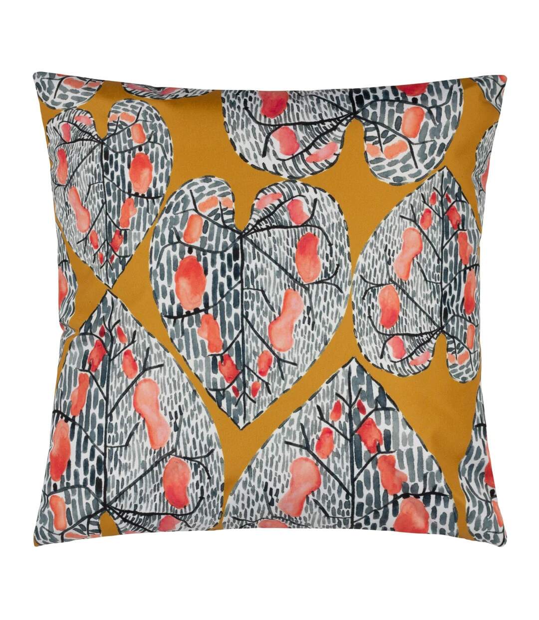 Ebon wilds mahari outdoor cushion cover 43cm x 43cm saffron Wylder