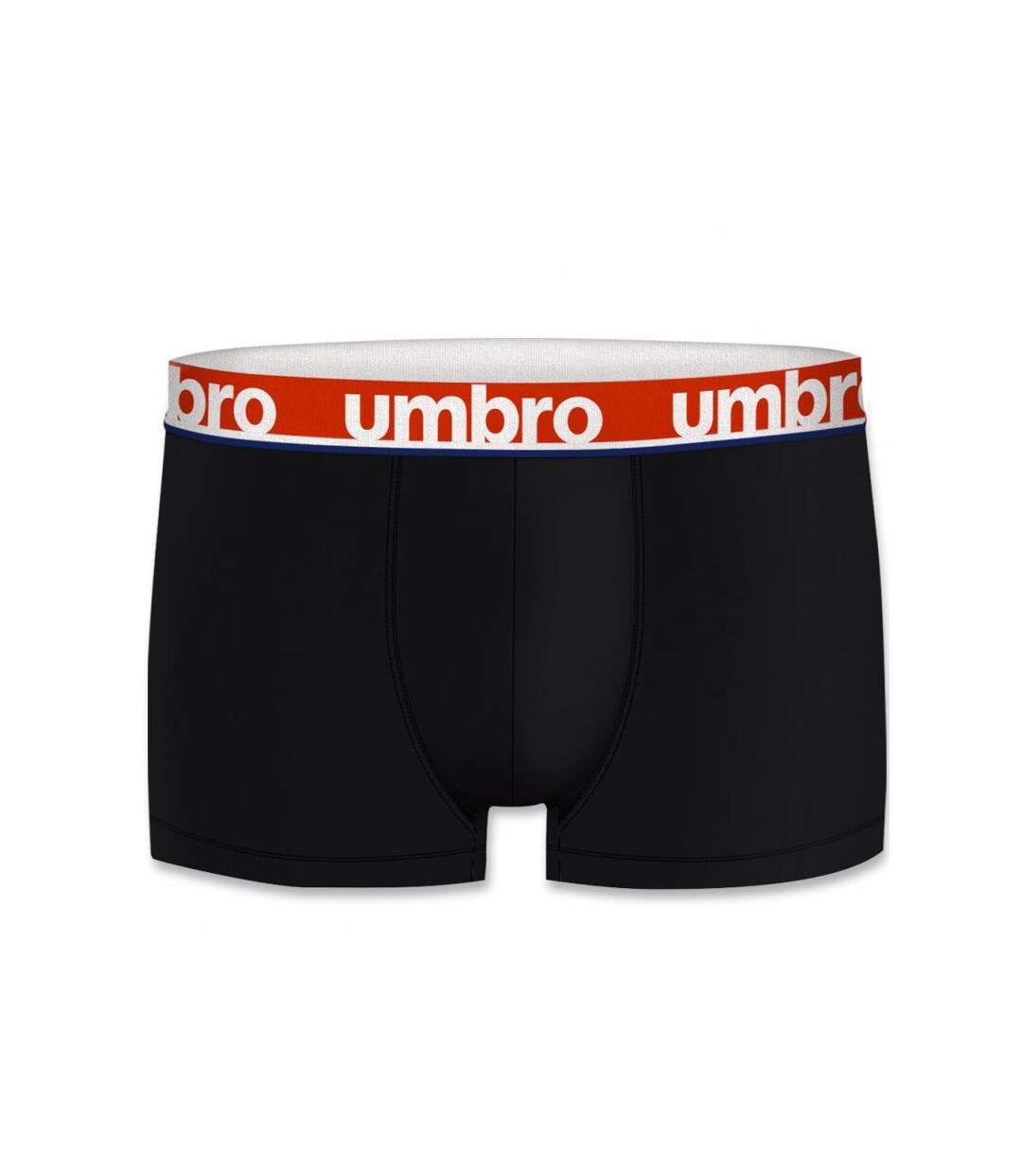 UMBRO Boxer Homme Coton BCASS2 Noir-1