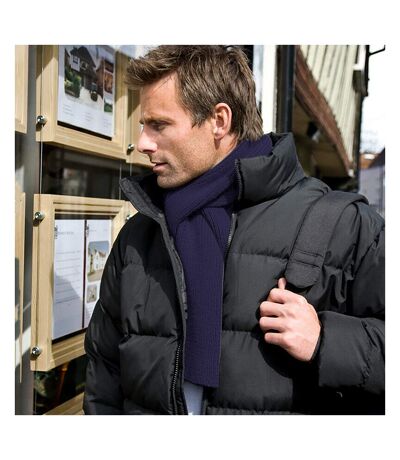 Echarpe Épaisse Classique Tricotée Homme Taille Unique Bleu Marine Result
