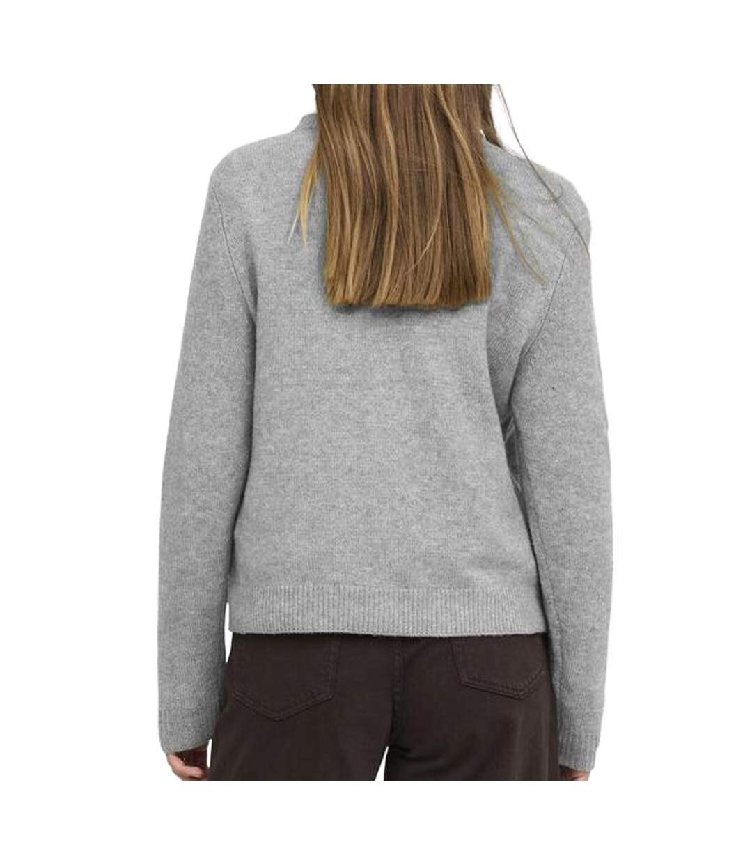 Gilet gris femme only olivia-2