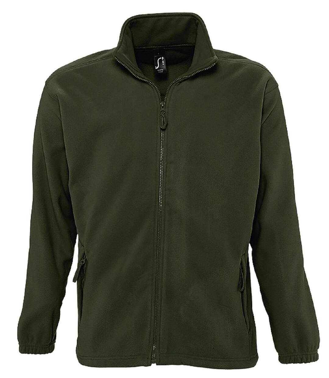 Veste polaire zip intégral - 55000 - vert army-1