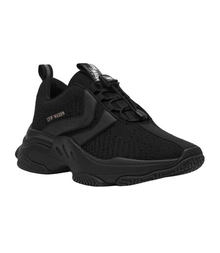 Womens/ladies Main Street Trainers Black Steve Madden
