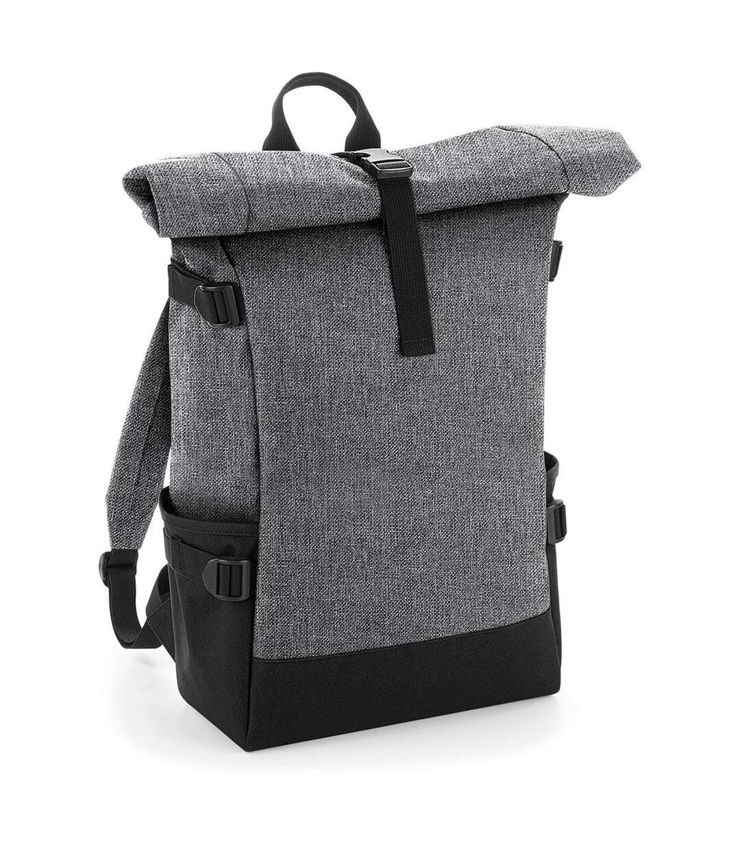 Sac à dos roll-top 22L - compartiment ordinateur - BG858 - gris merle-2