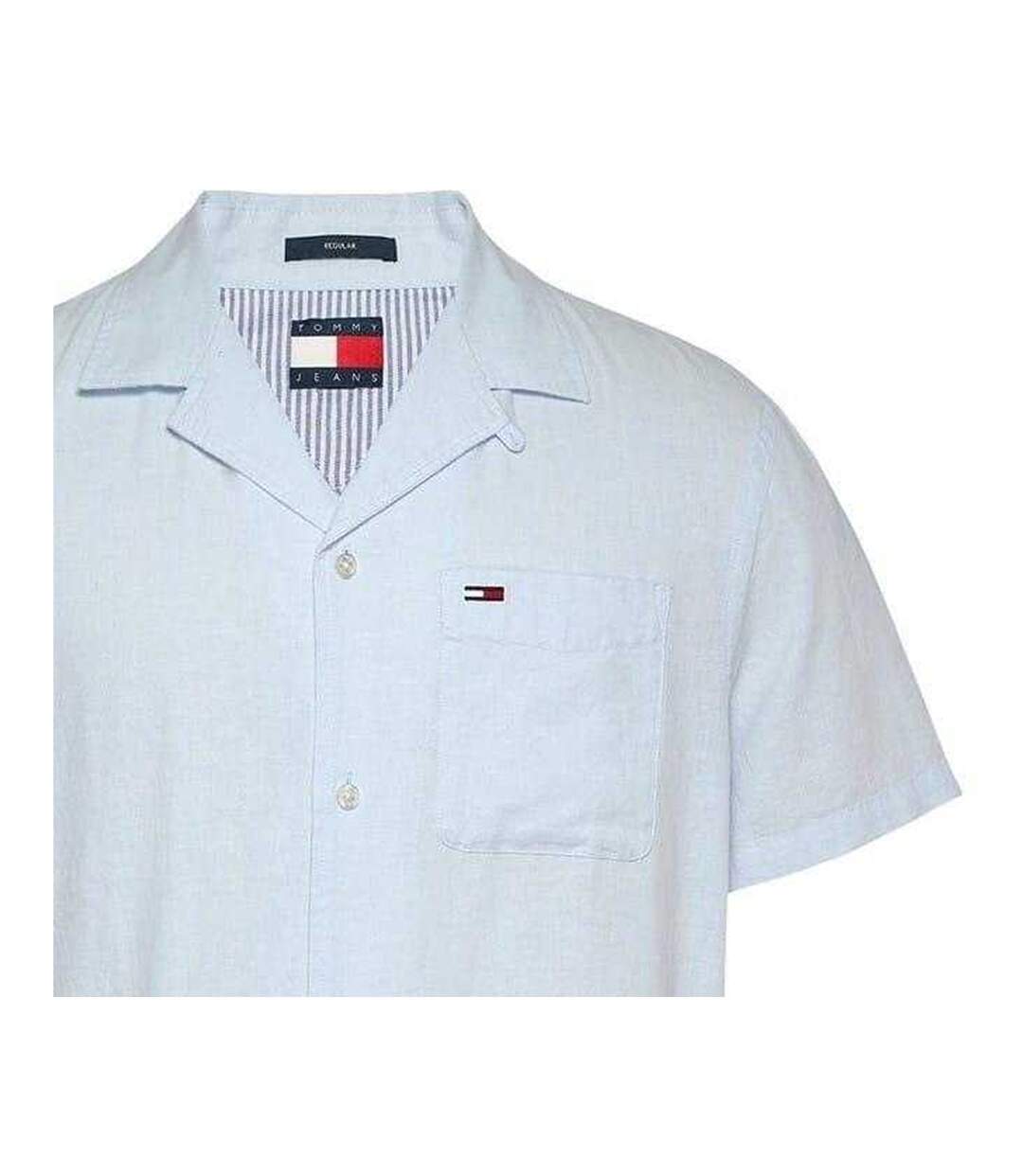 Mens Logo Pocket Shirt Sweet Blue Tommy Jeans-2