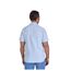 Chemise Manches Courtes Motif/style À Rayures Bournemouth Homme Bleu Ciel Raging Bull-3