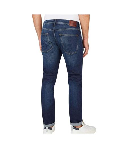 Jean regular bleu foncé homme pepe jeans tapered pm207390ct7 - w28-l32