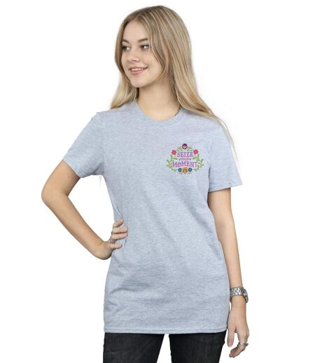Disney - T-shirt COCO SEIZE YOUR MOMENT - Femme (Gris chiné) - UTBI16413
