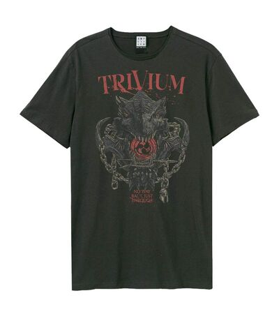 T-shirt dragon chains adulte charbon Trivium