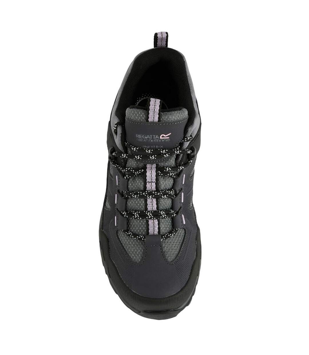 Chaussures De Marche Regen Femme Gris Phoque Vieux Rose Regatta-4
