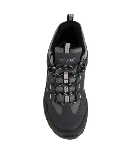 Chaussures De Marche Regen Femme Gris Phoque Vieux Rose Regatta