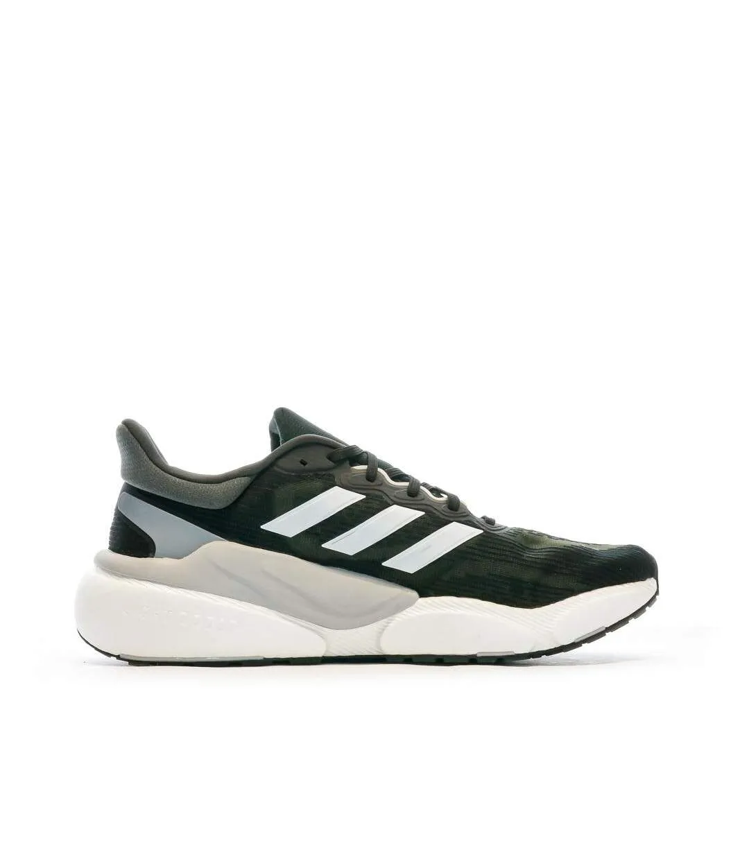Chaussures de running blanches/noir homme adidas solarboost 5-2