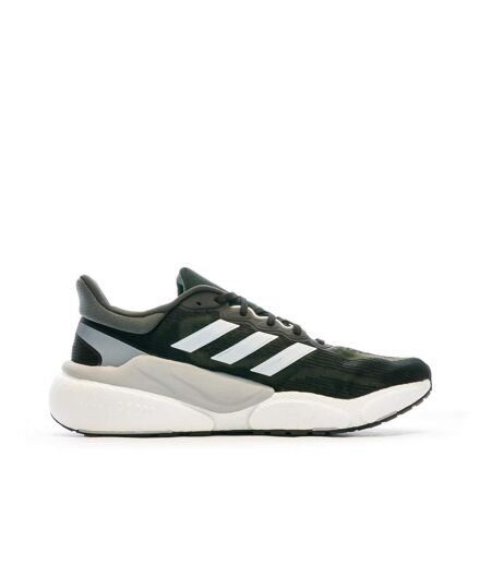Chaussures de running blanches/noir homme adidas solarboost 5