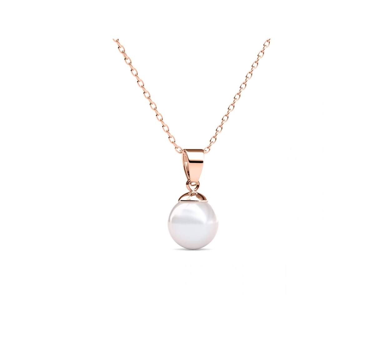 Collier et Pendentif Full Moon Pearl, Perle d’imitation-4