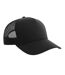 Casquette Trucker Motif/style 5 Panneaux Rapper Jersey-s Adulte Noir Atlantis Headwear-2