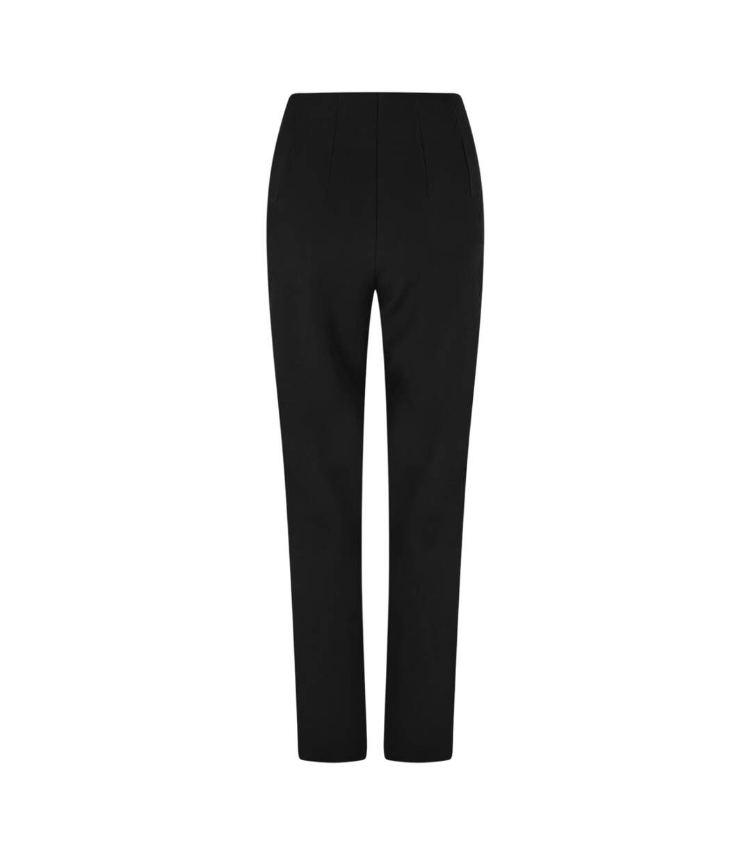 Womens/ladies Vivarone Straight Leg Slim Trousers Black Vila-2