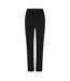 Womens/ladies Vivarone Straight Leg Slim Trousers Black Vila-2