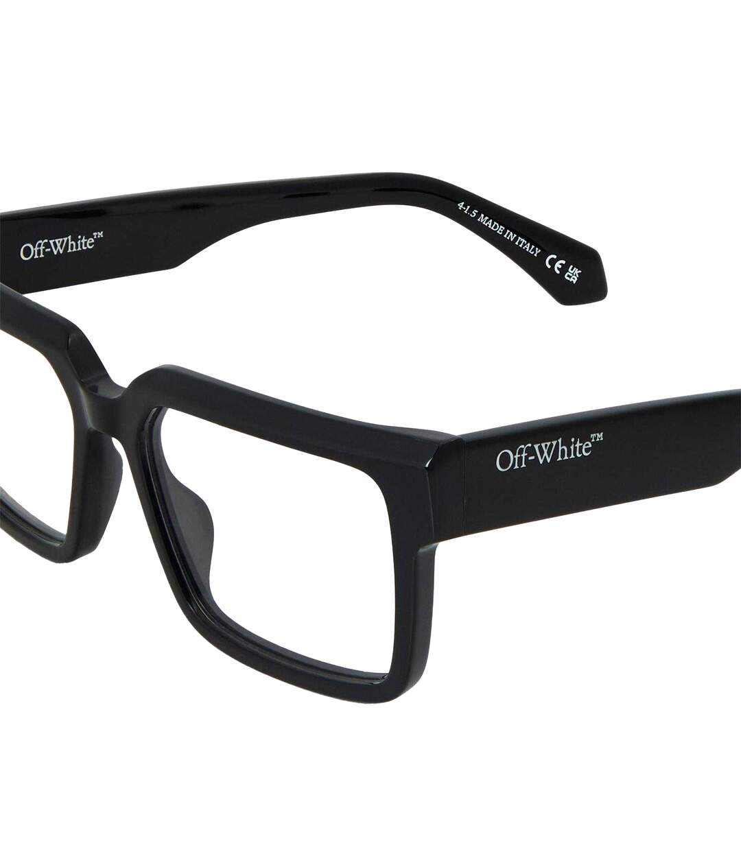 Unisex Adult Style 8m Square Sunglasses One Size Black Off White-4