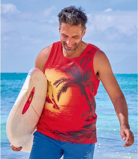 Set van 2 tanktops Sunset 