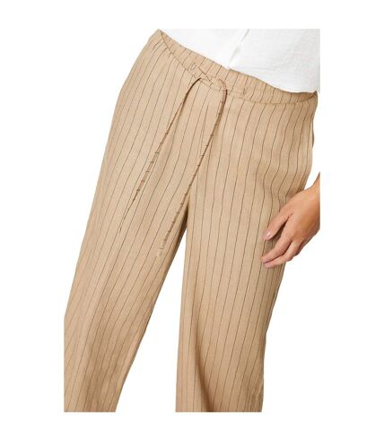 Pantalon femme marron Principles