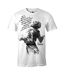 T-shirt Motif/style Riant Homme Blanc The Joker-1
