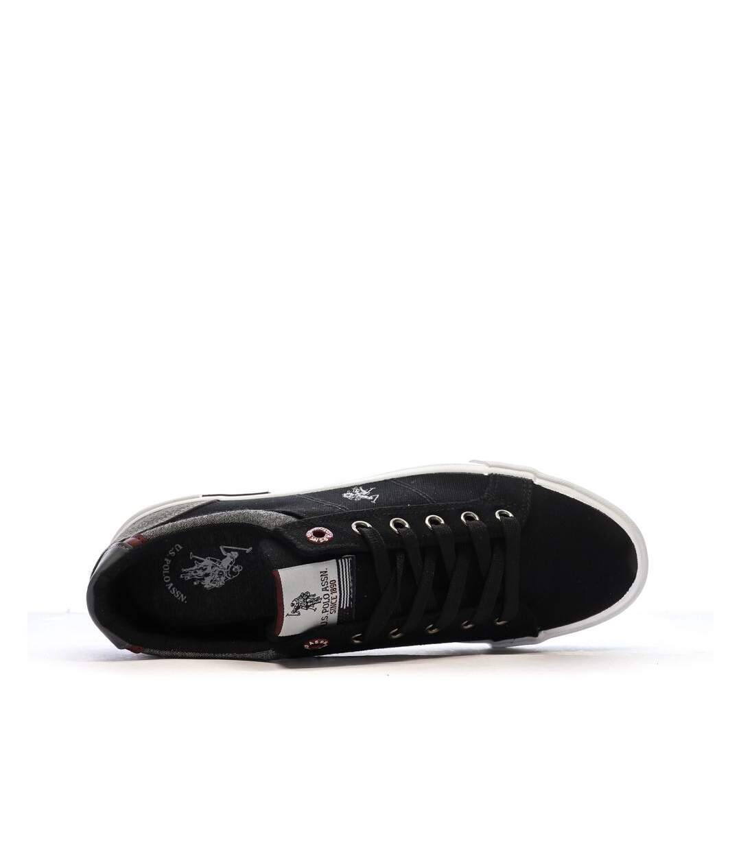 Baskets noir homme us polo assn gifa-4