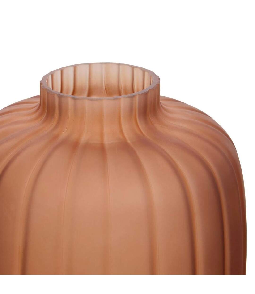 Vase en Verre Fumé Tigy 30cm Ambre-2