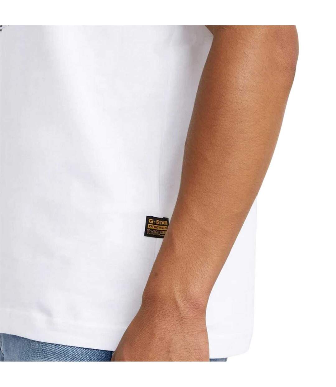 Mens Los Angeles T-shirt White G-Star-2