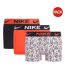 Pack of 3  Mens essential micro dri-fit boxer shorts  red/black/white Nike-1