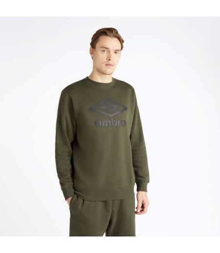 Umbro Mens Core Sweatshirt (Black/Woodland Grey) - UTUO1805