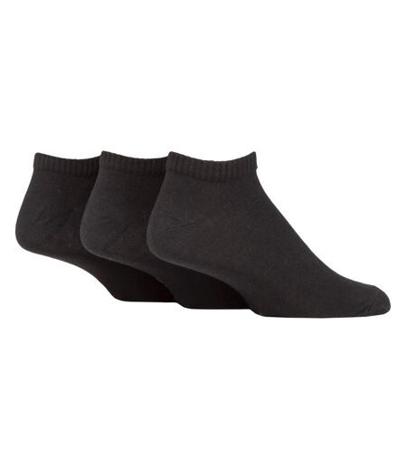 3 Pack Mens Plain Sports Trainer Socks - Comfortable Everyday Ankle Socks