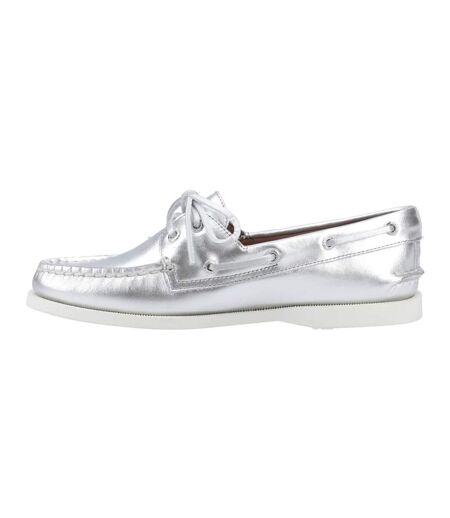 Chaussures Bateau Authentic Femme Argenté Sperry