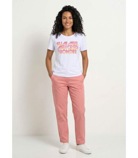 T-shirt à message manches courtes