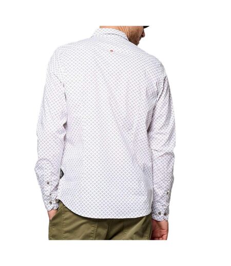 Chemise blanche/marine homme kaporal kalu