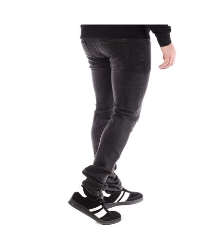Jean noir délavé homme noir paname brothers 200