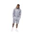 Mens Bardon Camo Cargo Shorts Light Steel Camo Crosshatch-1