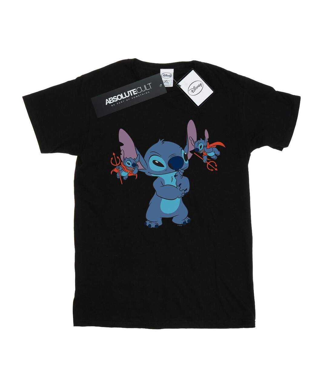 Disney - T-shirt LILO AND STITCH LITTLE DEVILS - Femme (Noir) - UTBI17201-1