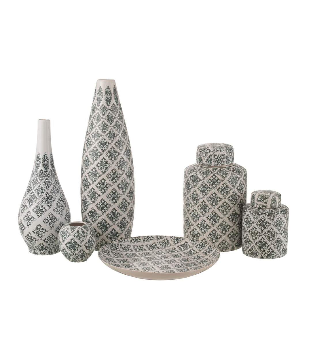 Vase en Porcelaine Kousa 53cm Bleu & Blanc-2