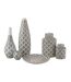 Vase en Porcelaine Kousa 53cm Bleu & Blanc-2