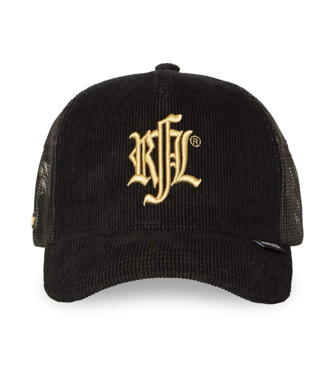 Casquette trucker en velours avec filet logo brodé Black Hole Sun Rock'n Free Life-2