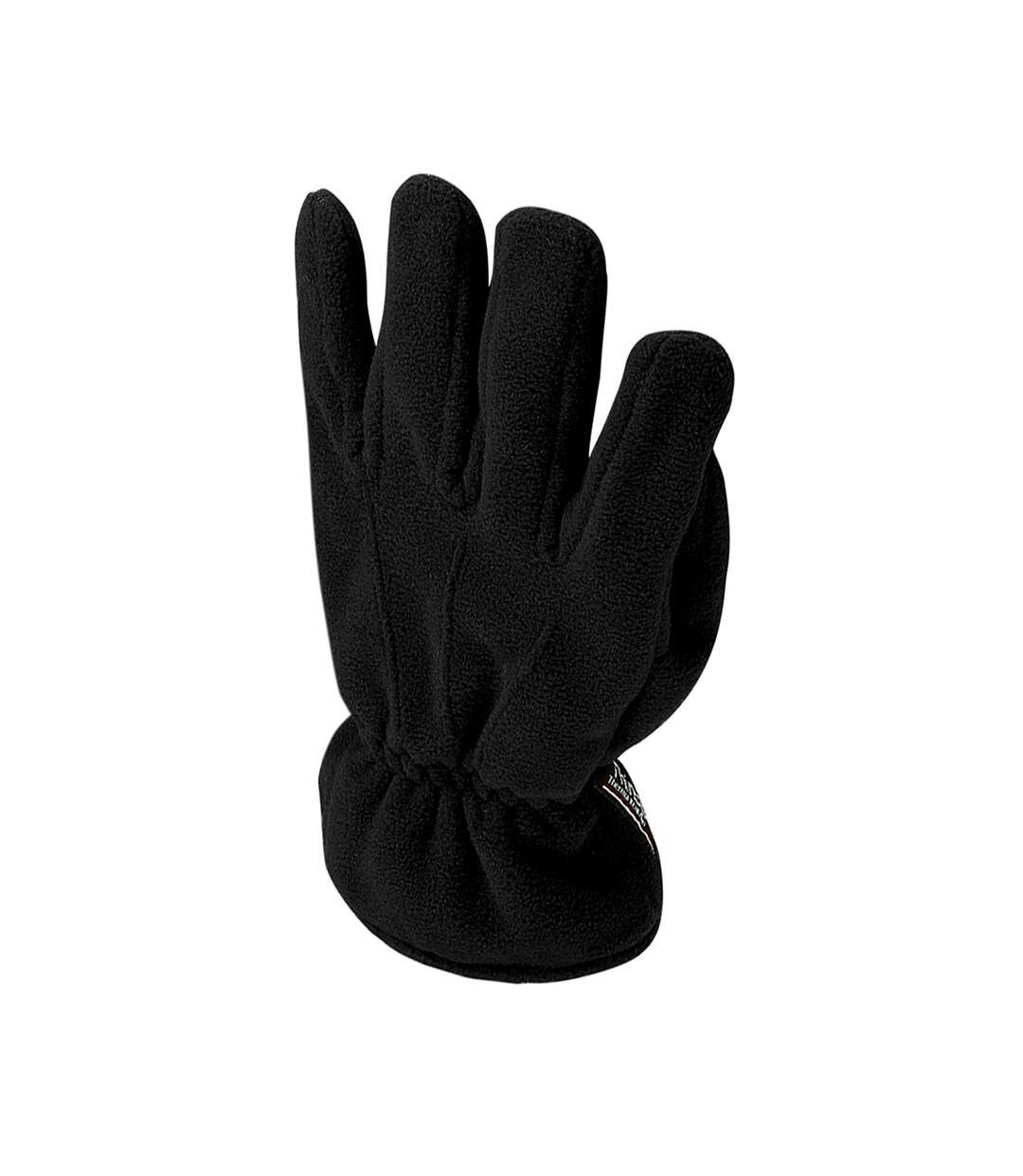 Beechfield Unisex Suprafleece Anti-Pilling Thinsulate Thermal Winter Gloves (Black) - UTRW235-1