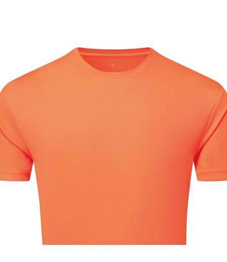 Mens Textured Recycled T-shirt Lightning Orange TriDri