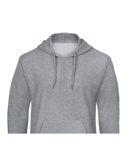 Unisex Adult Id.203 50/50 Hoodie Heather Grey B&C