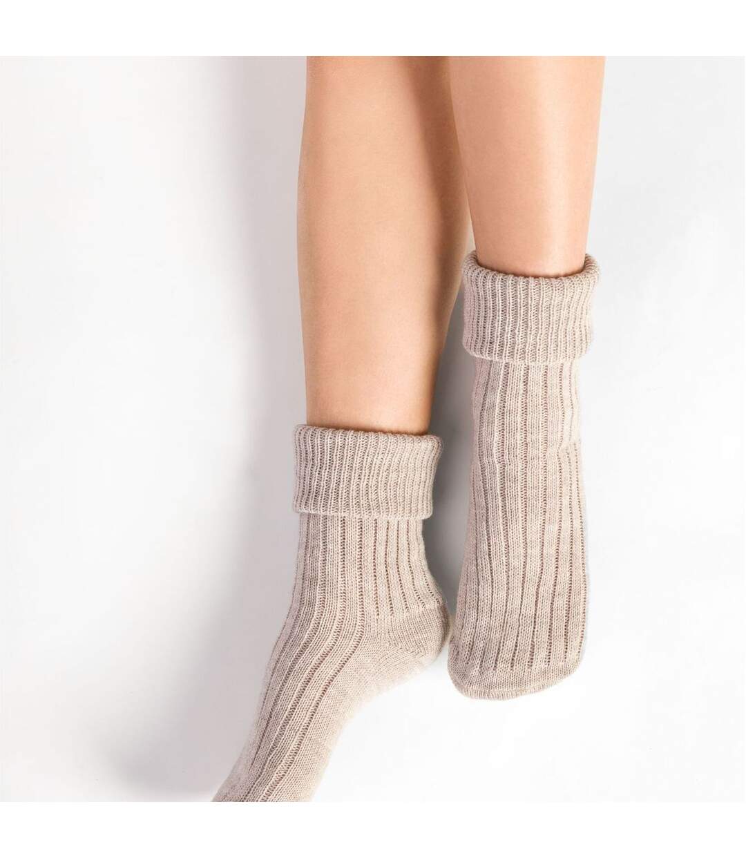 Ladies Wool Bed Socks Luxurious Super Soft Cosy Lounge Sleep Socks-3