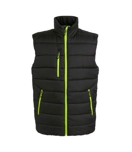 Veste Sans Manches Navigate Homme Noir Vert Citron Regatta