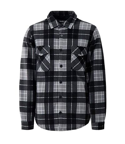 Heat Holders - Men's Quilted Plaid Winter Jacket