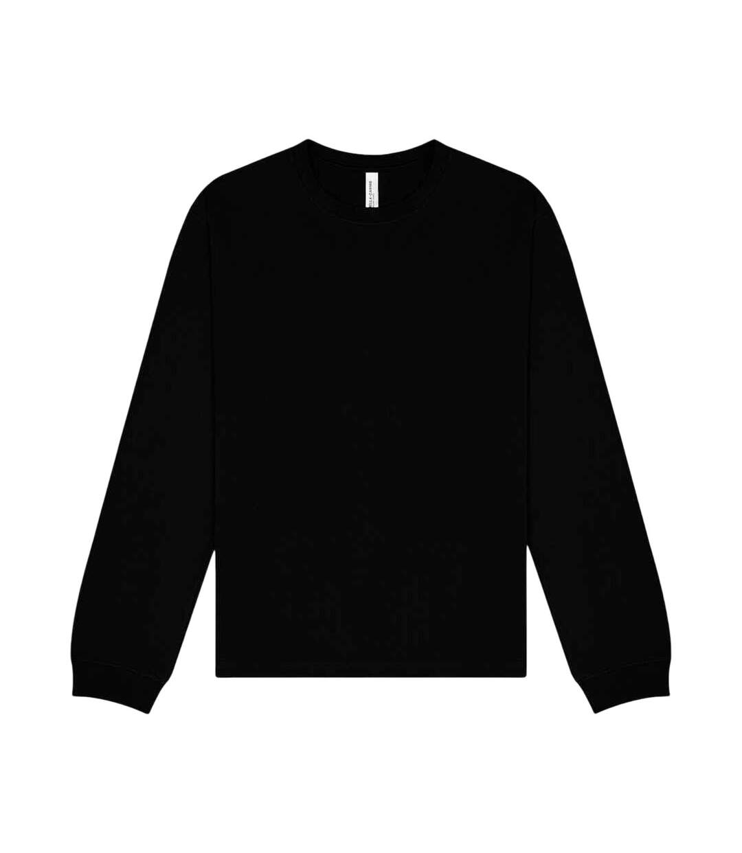 T-shirt Manches Longues Adulte Noir Bella + Canvas-2