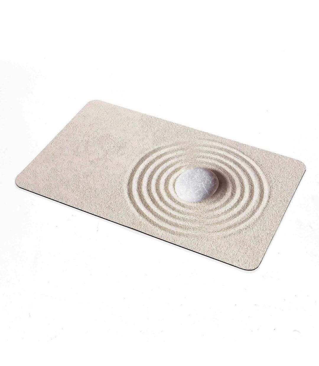 Tapis de Bain Imprimé Serena 50x80cm Beige-4