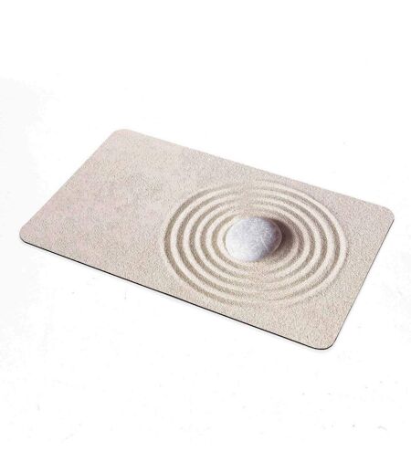 Tapis de Bain Imprimé Serena 50x80cm Beige